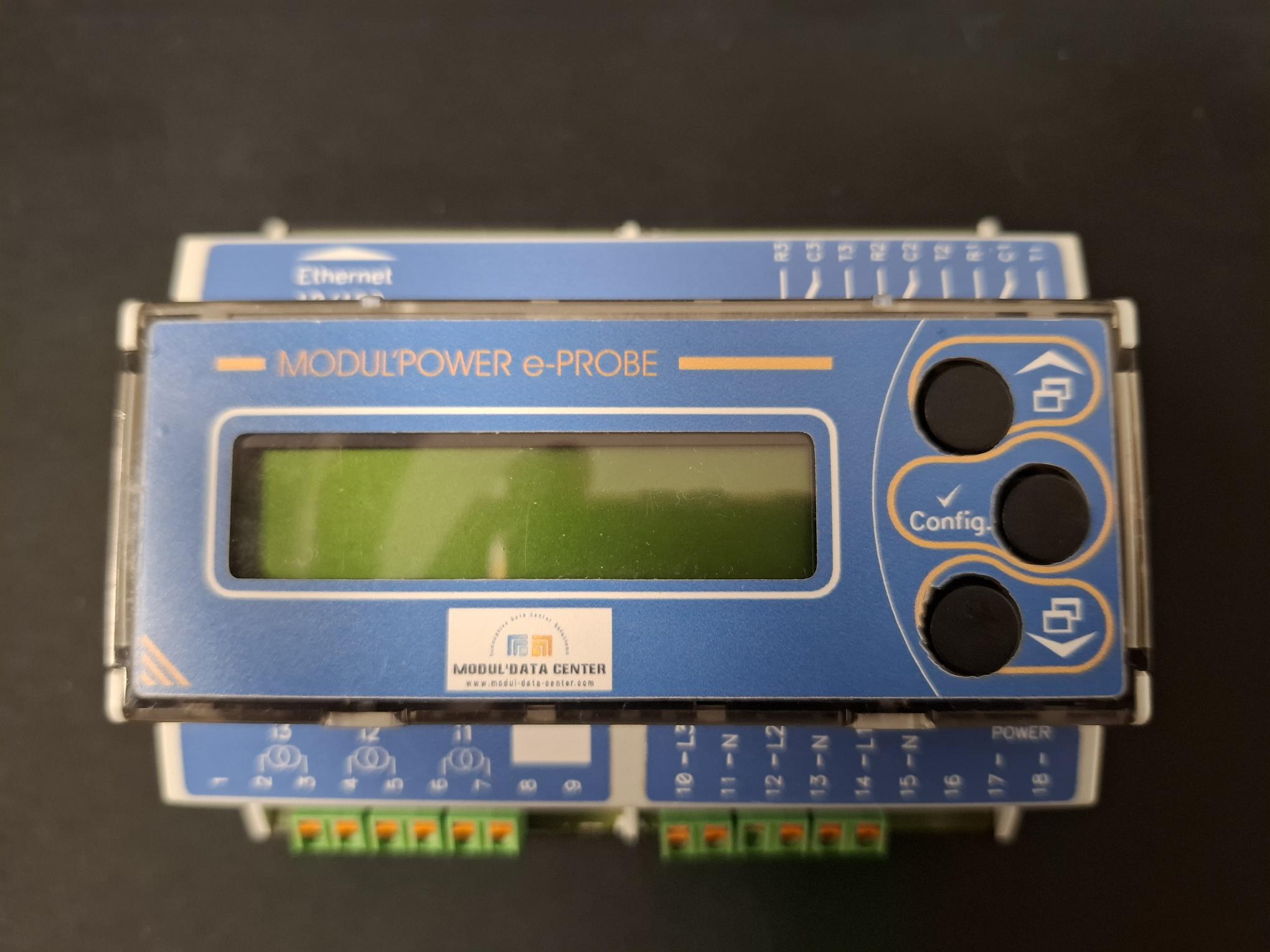 Appareil Modul'Power e-Probe avec écran et boutons de configuration