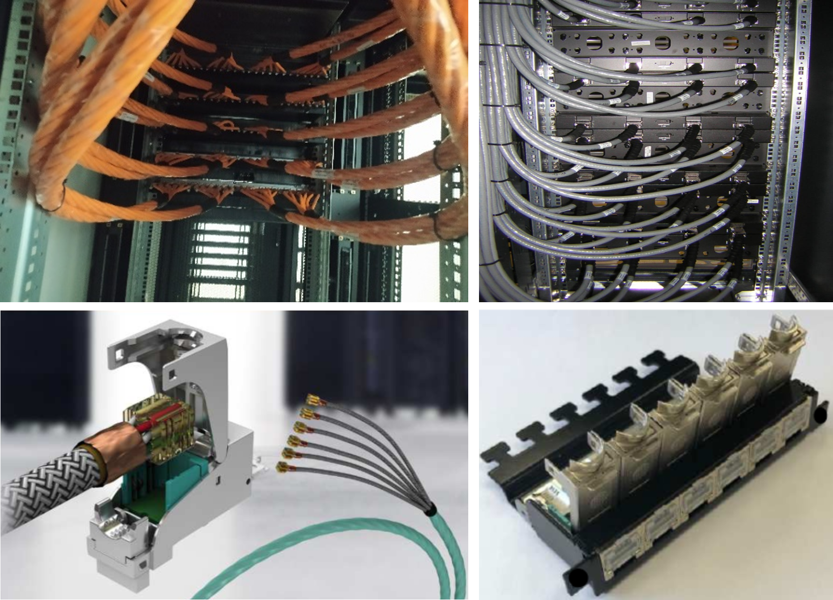 Images de structures électroniques et mécaniques industrielles