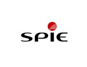 Logo officiel de SPIE avec un point rouge.
